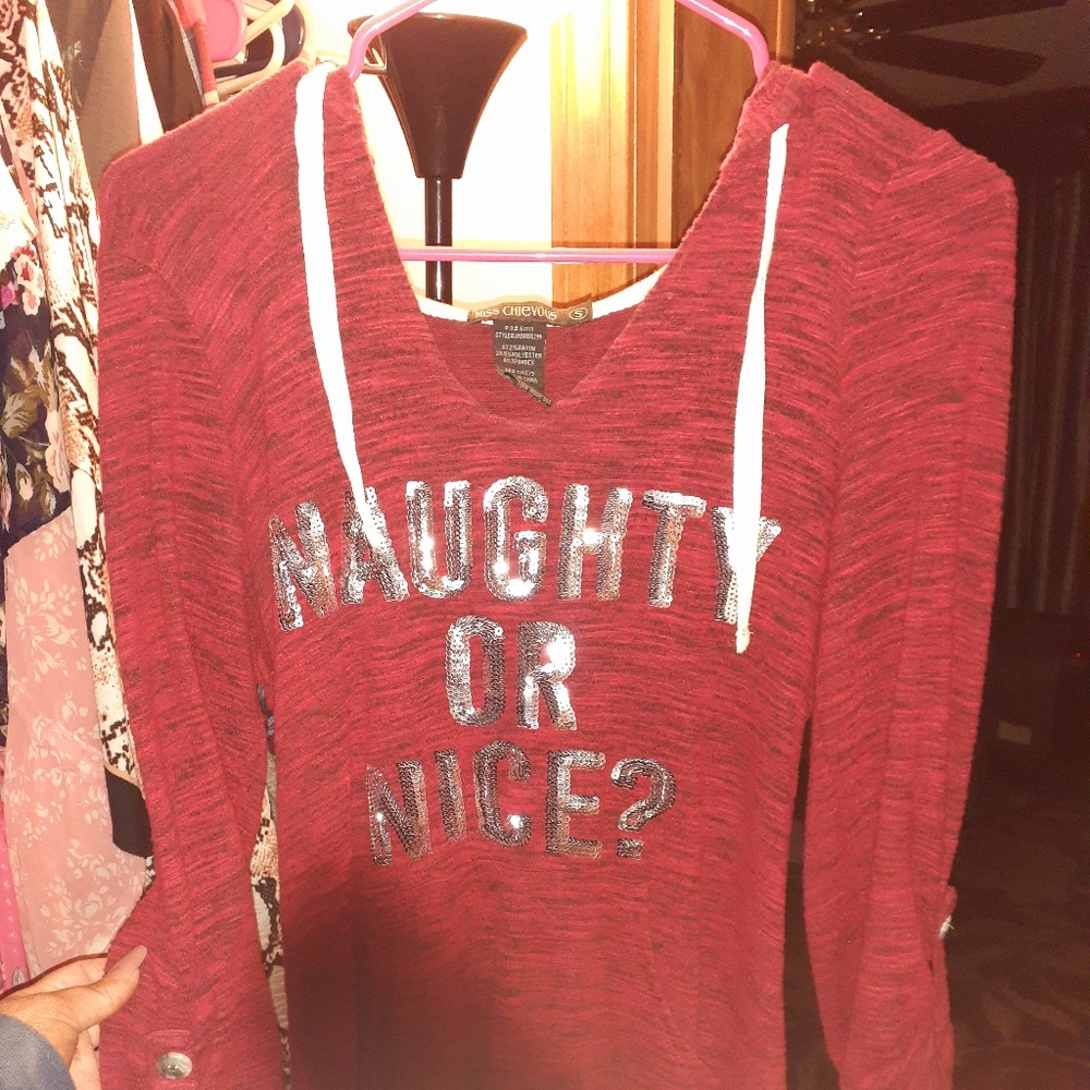 Red hooded Shirt
